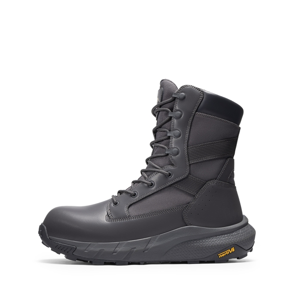Men’s Nano Composite Toe Electrical Hazard Work Boots - GREY - 1