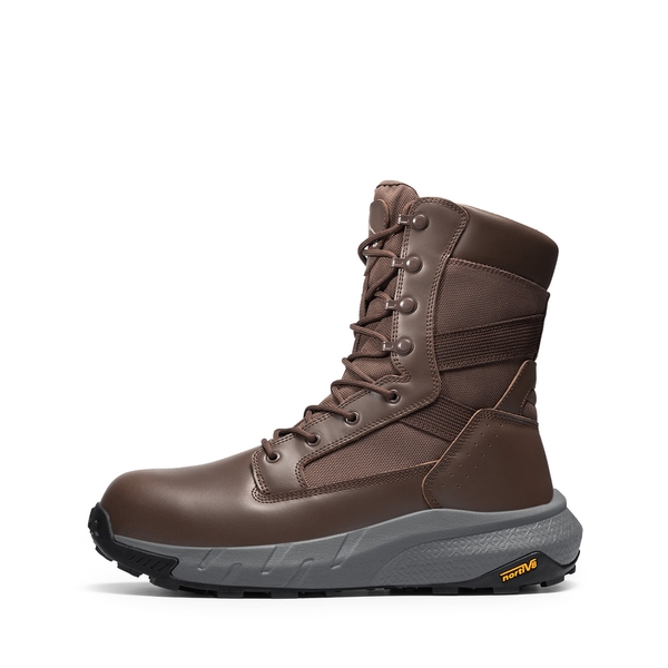 Men’s Nano Composite Toe Electrical Hazard Work Boots - DARK BROWN - 1