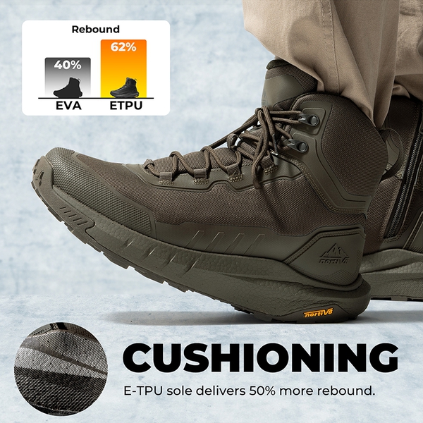 [Terrascope] High-Top Security & Army Boots - OLIVE - 2
