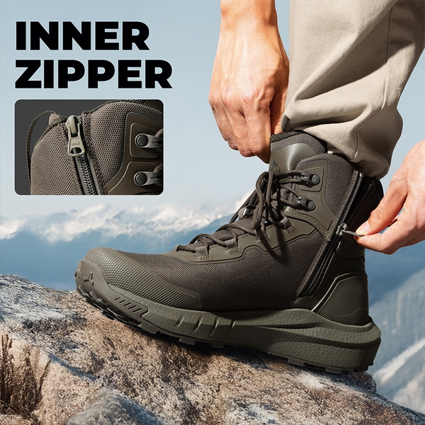 [Terrascope] High-Top Security & Army Boots - OLIVE - 6