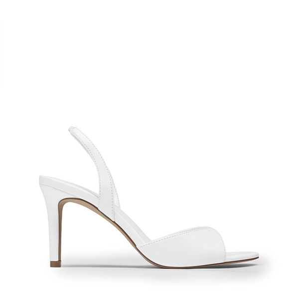 Women's Chic Slingback Heeled Sandals - WHITE - 3