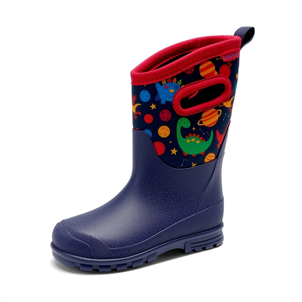Kids' Waterproof Winter Snow Boots - DARK BLUE -  0
