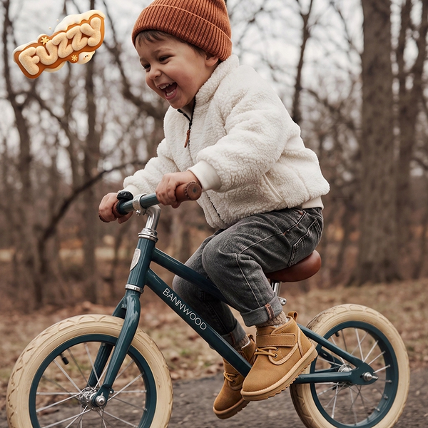 Kids' Fuzzy Winter Snow Boots - CHESTNUT - 1
