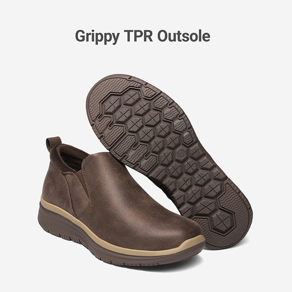 Women's Slip-On Winter Boots - CHOCOLATE - 6