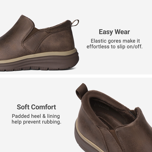 Women's Slip-On Winter Boots - CHOCOLATE - 5