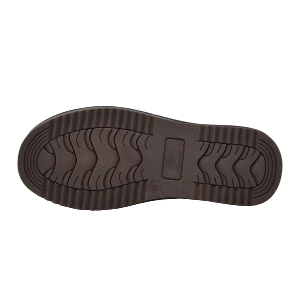 [FuzzyClassic Mid Boot] Suede Mid Calf Snow Boots - BROWN - 6