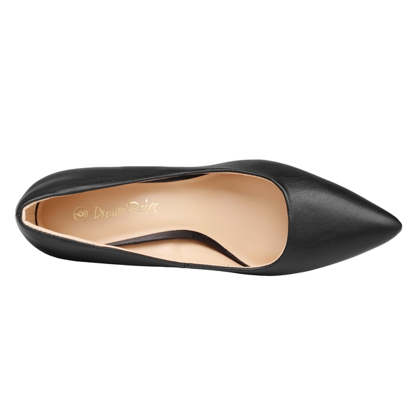 Belle Vie Pointed Toe Stiletto Pumps - BLACK - 2