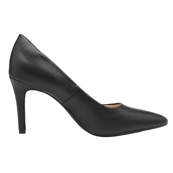 Belle Vie Pointed Toe Stiletto Pumps - BLACK - 1