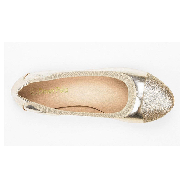 Ballet Walking Flats Shoes - GOLD - 2