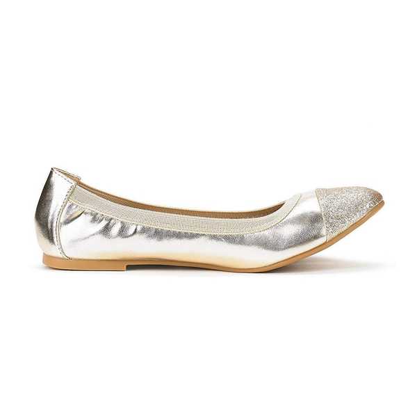 Ballet Walking Flats Shoes - GOLD - 1