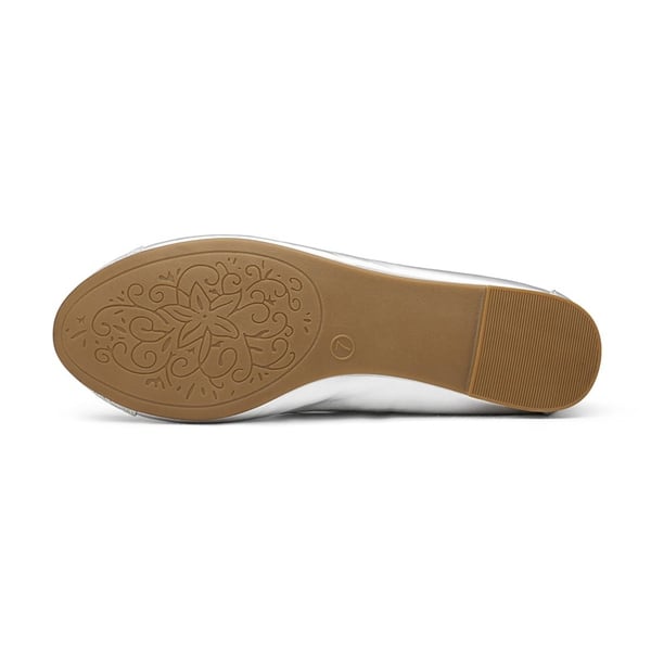Ballet Walking Flats Shoes - SILVER - 4