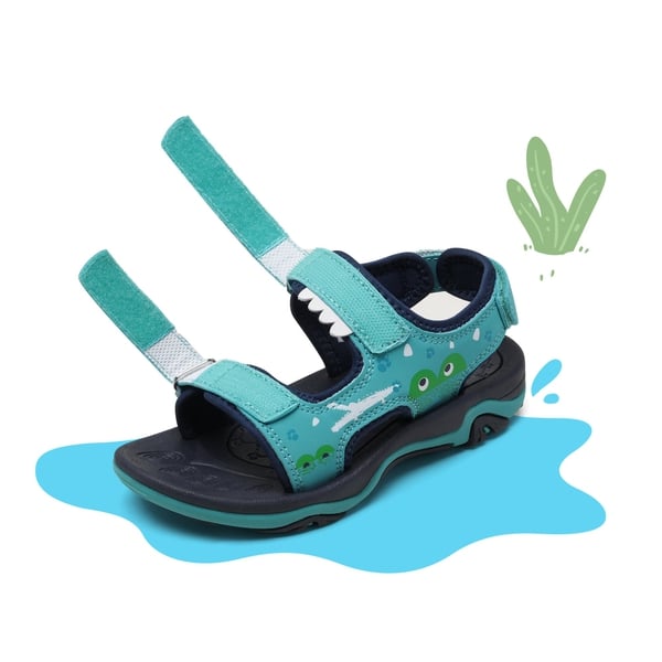 Boys & Girls Open-Toe Sport Sandals - BLUE CROCODILE - 2