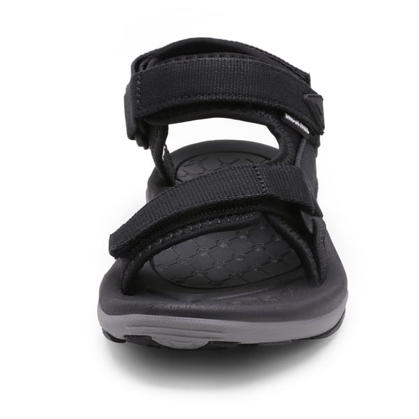 Arch Support Hiking Sandals - BLACK - 3