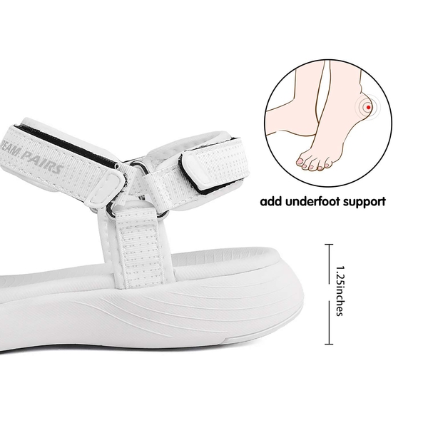 Outdoor Athletic Hiking Sandals - WHITE - 4