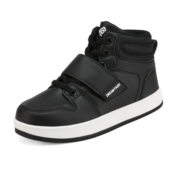 [LilLegends Skyhigh] Dream Pairs Kids High Top Sneakers - BLACK -  0