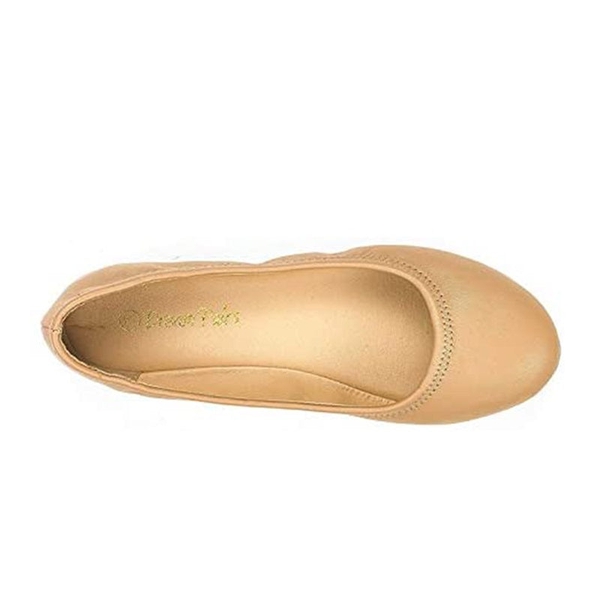 Ballerina Walking Flats - NUDE - 2