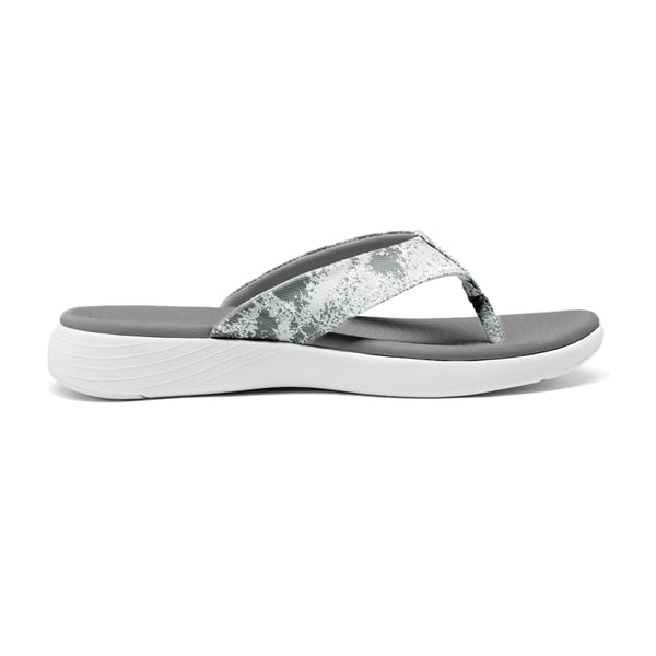 Comfortable Flip Flops With Arch Support - DARK GREY - 2