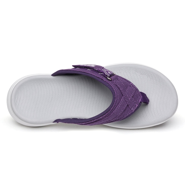 Comfort Flip Flop Sandals - PURPLE - 3