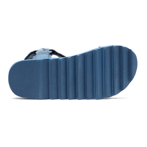 Comfortable Platform Hiking Sandals - LIGHT BLUE DENIM - 4