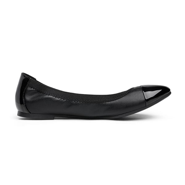 Ballet Walking Flats Shoes - BLACK - 2