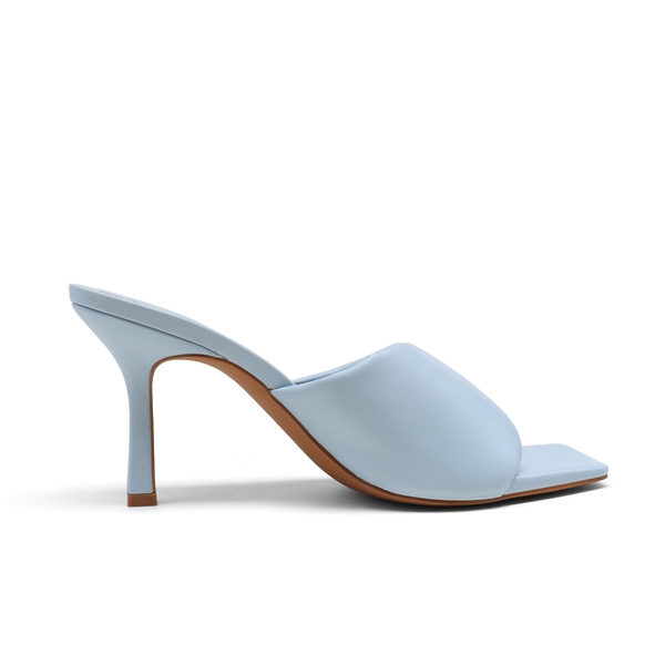 Women's Open Toe Stiletto Heel Mules - BABY BLUE - 2