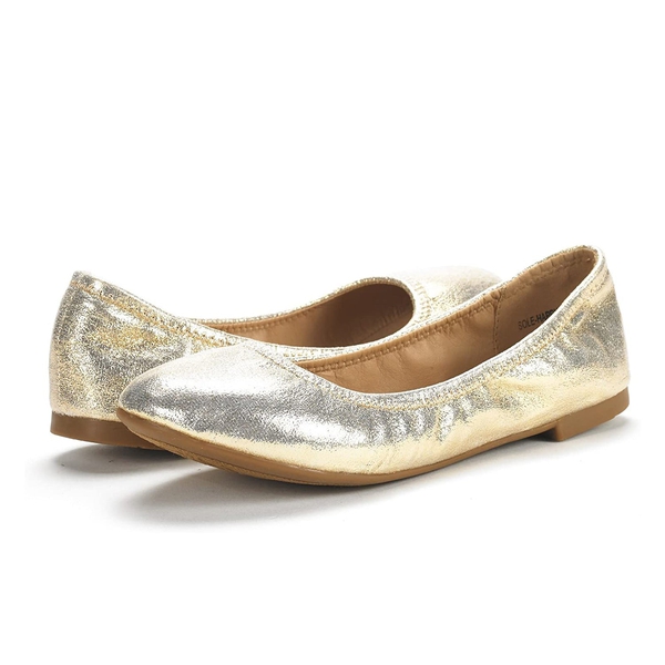 Ballerina Walking Flats - GOLD - 2