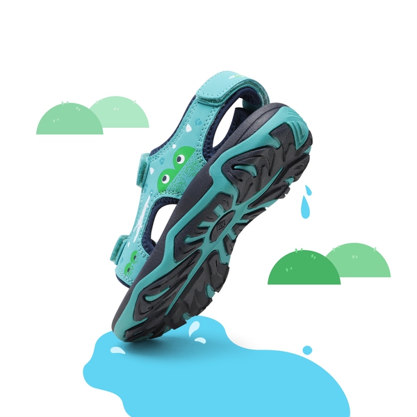 Boys & Girls Open-Toe Sport Sandals - BLUE CROCODILE - 3
