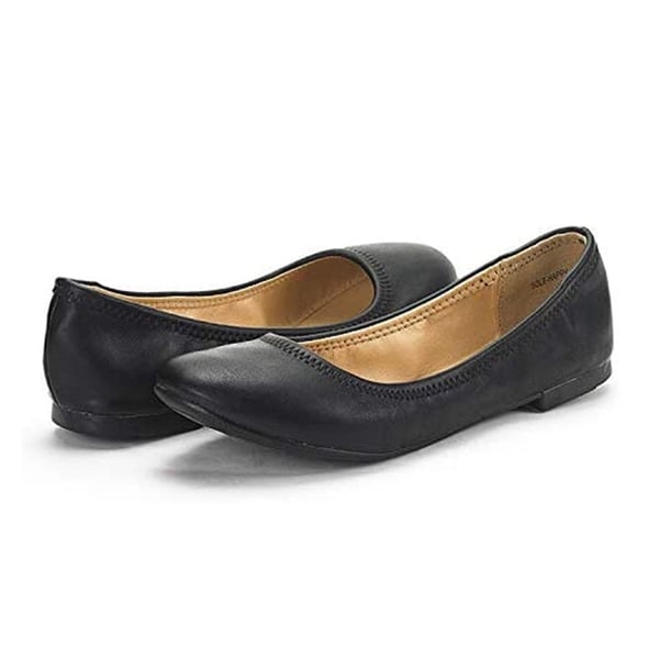 Ballerina Walking Flats - BLACK - 3