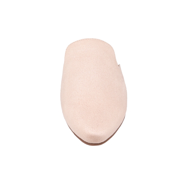 Pointed Toe Flat Mules - ARRICOT SUEDE - 4