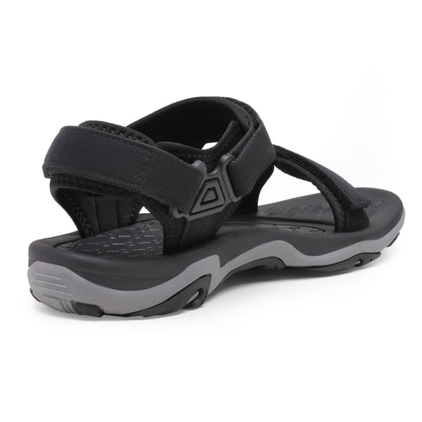 Arch Support Hiking Sandals - BLACK - 4
