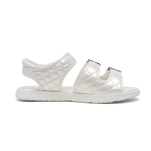 Girls Buckle Strap Slip-Resistance Sandals - BEIGE WHITE - 1