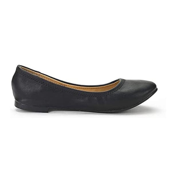 Ballerina Walking Flats - BLACK - 2