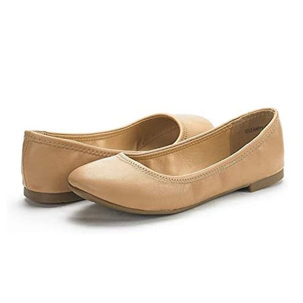 Ballerina Walking Flats - NUDE - 3