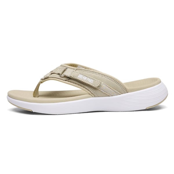 Comfort Flip Flop Sandals - BEIGE - 2