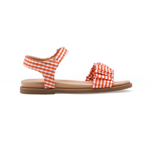 Girls Open-toe Princess Flat Sandals - ORANGE - 2