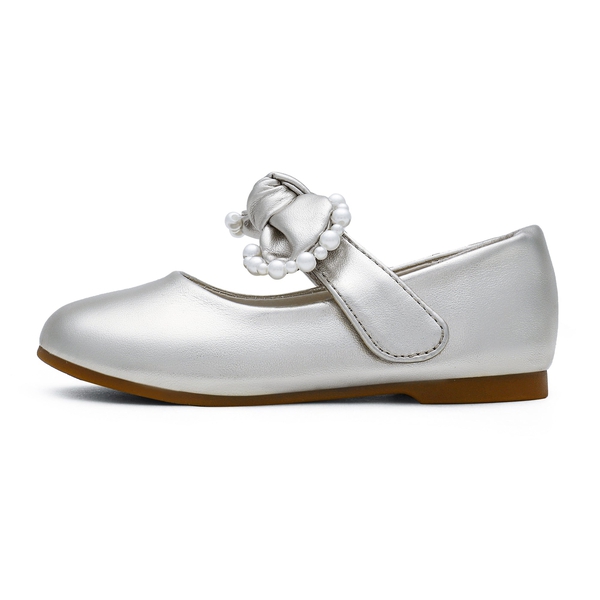 Dream Pairs Girls Mary Jane Flats (Toddler/Little Kid) - SILVER - 1