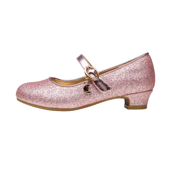 Girls Mary Jane Shoes with Low Heels - PINK - 1