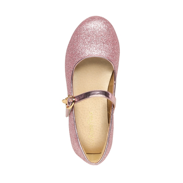 Girls Mary Jane Shoes with Low Heels - PINK - 3
