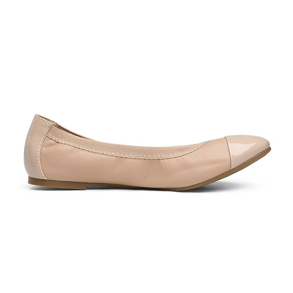 Ballet Walking Flats Shoes - NUDE - 2