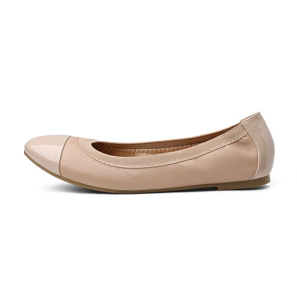 Ballet Walking Flats Shoes - NUDE - 1