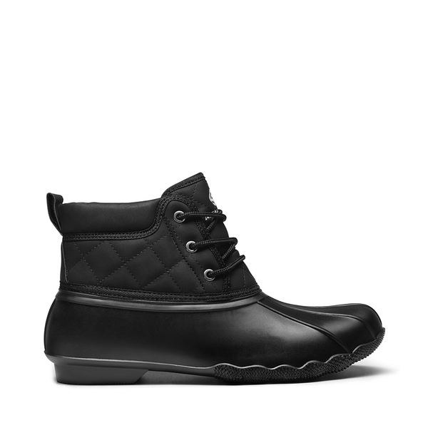 Waterproof Ankle Snow Boots - BLACK - 1