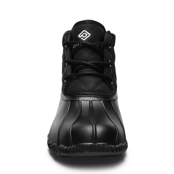 Waterproof Ankle Snow Boots - BLACK - 2