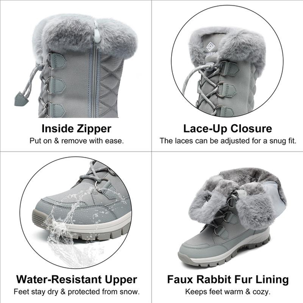 Emy faux fur hiker bootie shop