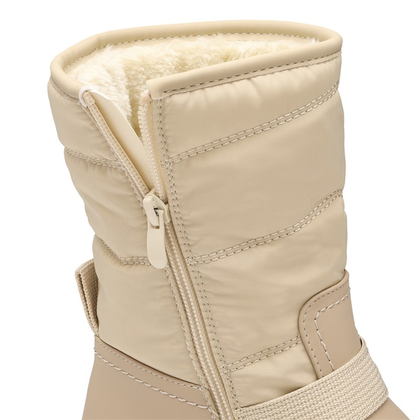 Non-Slip Mid-Calf Waterproof Snow Boots - NUDE - 3
