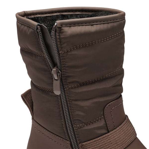 Non-Slip Mid-Calf Waterproof Snow Boots - BROWN - 3