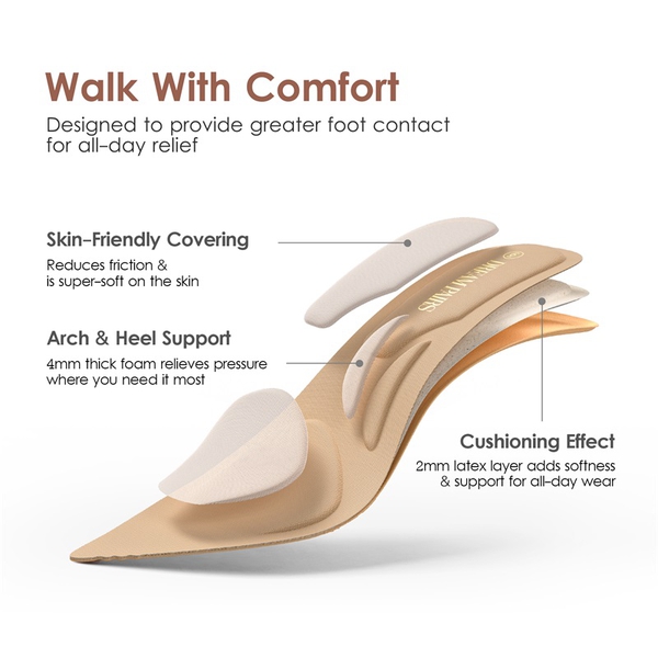 [Stand All Day Pumps] Adina Pointed Toe Low Heel Comfort Pumps - GOLD GLITTER - 4