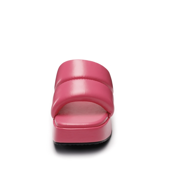 [Wonder Cloud] Poseidon Comfort Slip on Platform Sandals - HOT PINK - 3