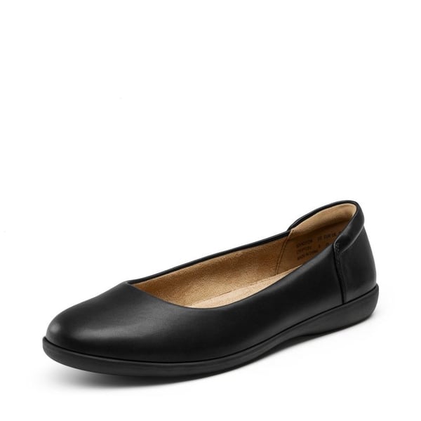 Comfortable Round Toe Ballet Flats - BLACK -  0