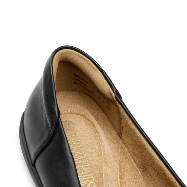Comfortable Round Toe Ballet Flats - BLACK - 3