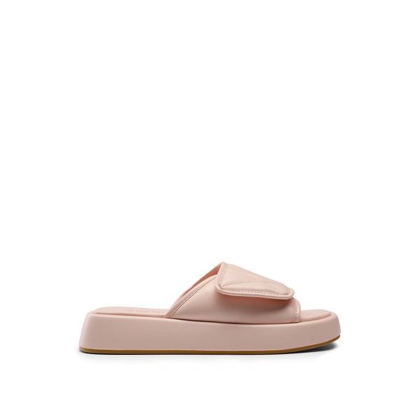 Slip on Platform Slide Sandals - PINK - 2